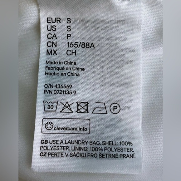 H&M White Sleeveless Embellished Blouse - Picture 8 of 10